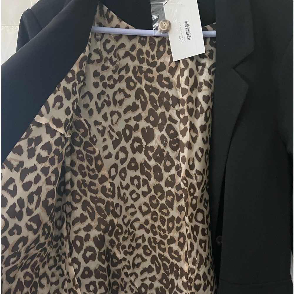 Cheetah blazer
